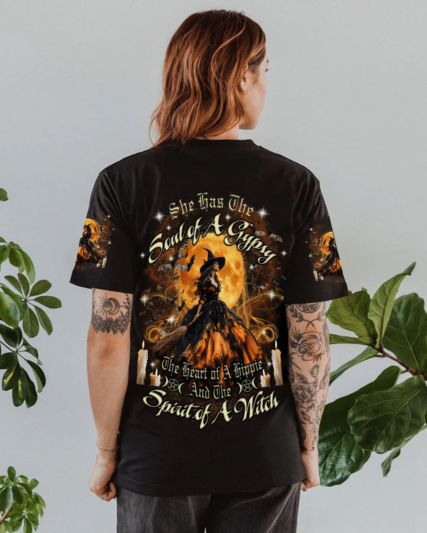 She Has A Soul of Gypsy - Witch All Over Print