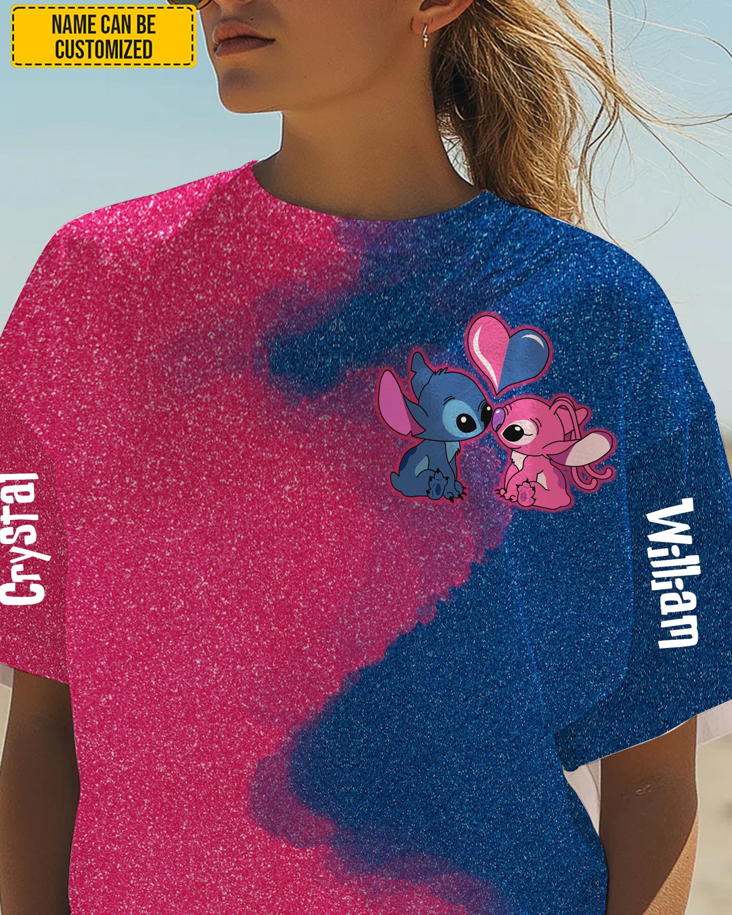 Couple Shirt - Personalized Couple All Over Print Shirt
