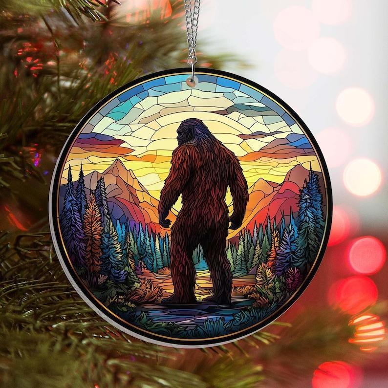 Bigfoot Acrylic Window Hanging