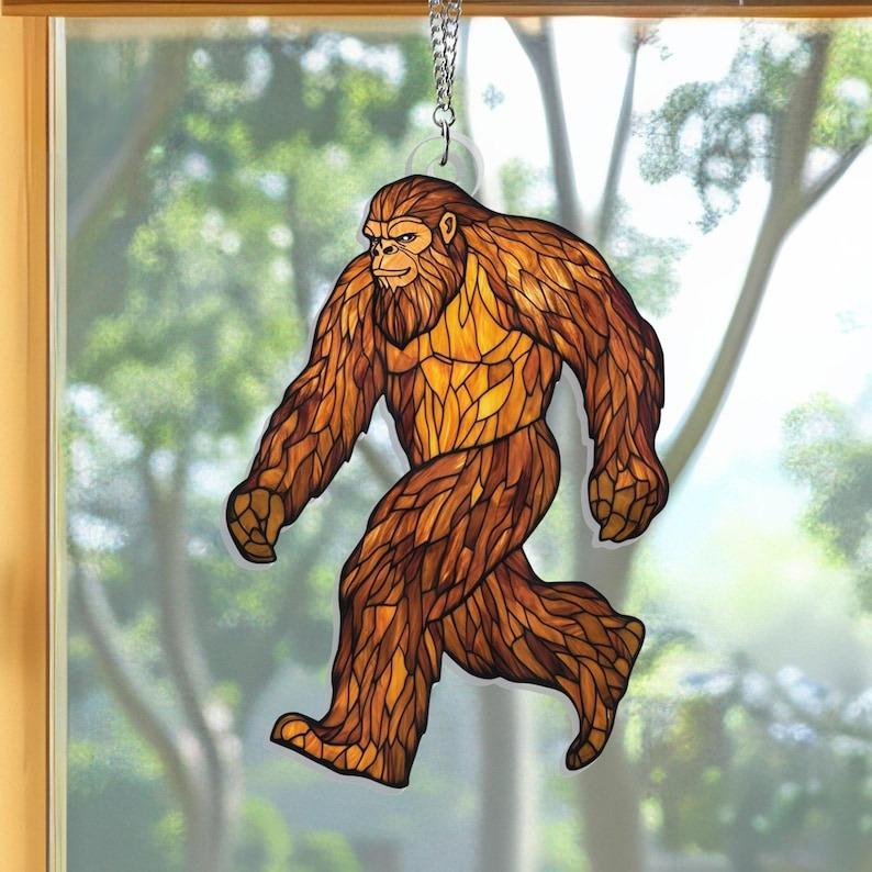 Funny Bigfoot Acrylic Window