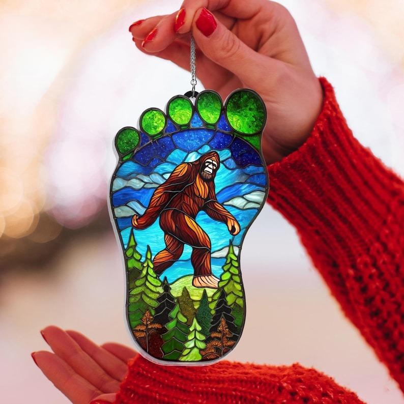 Funny Bigfoot Acrylic Window