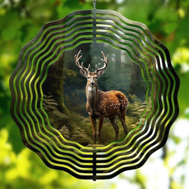 Deer Wind Spinner
