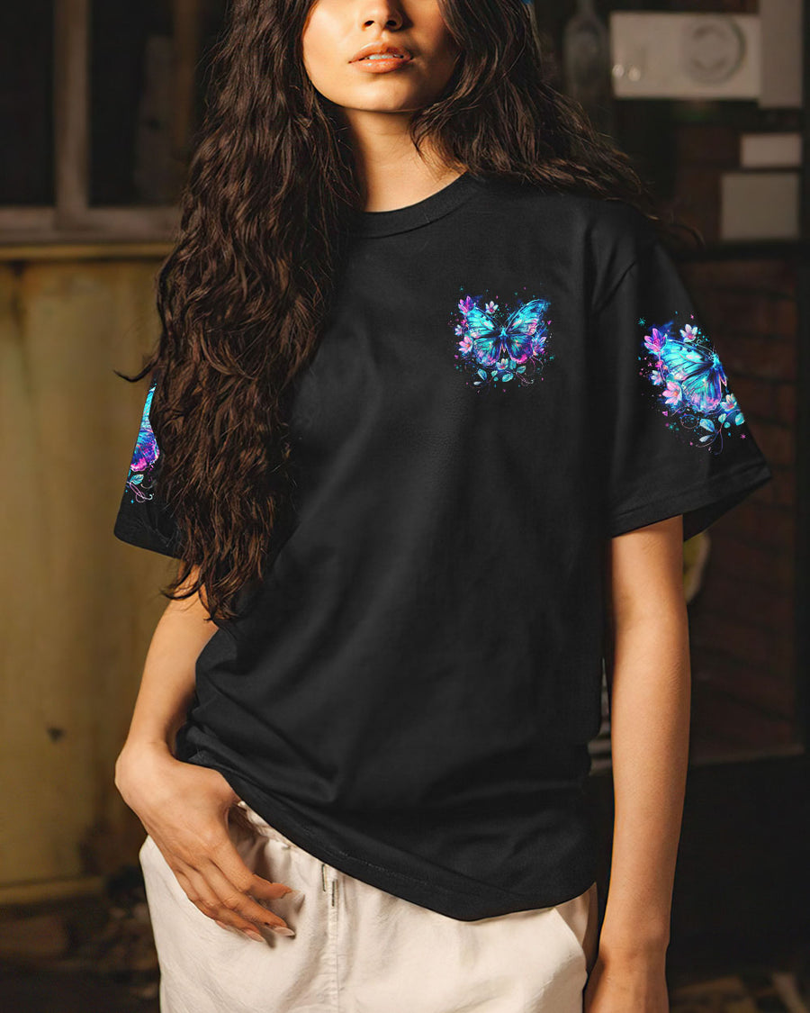 HELLO DARKNESS MY OLD FRIEND BUTTERFLY ALL OVER PRINT