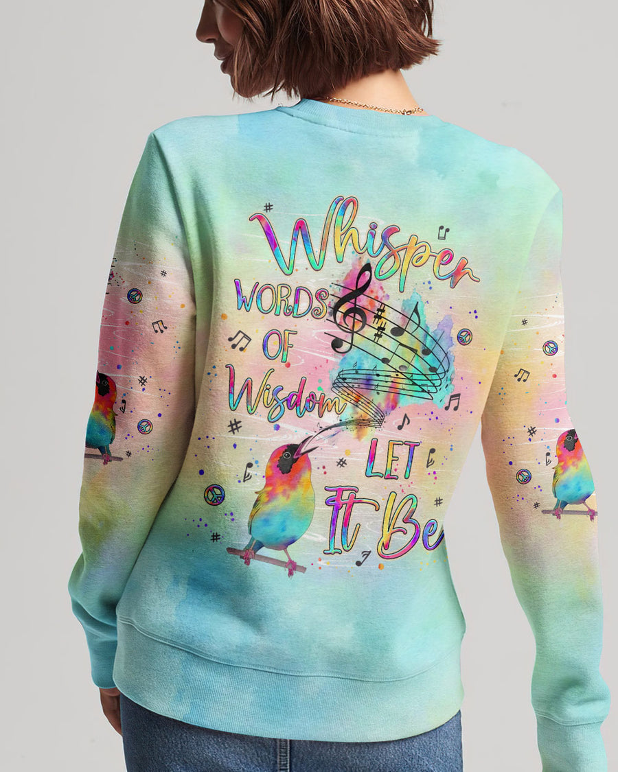 WHISPER WORDS OF WISDOM ALL OVER PRINT