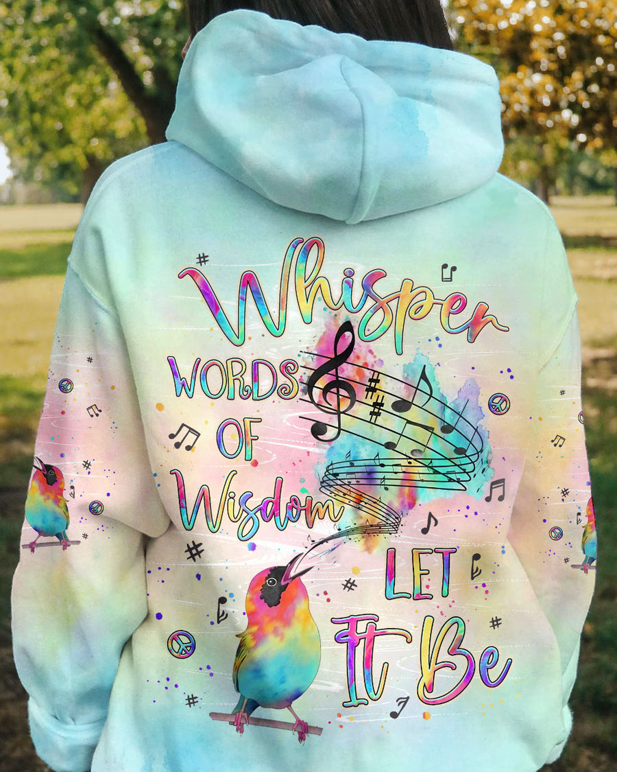 WHISPER WORDS OF WISDOM ALL OVER PRINT
