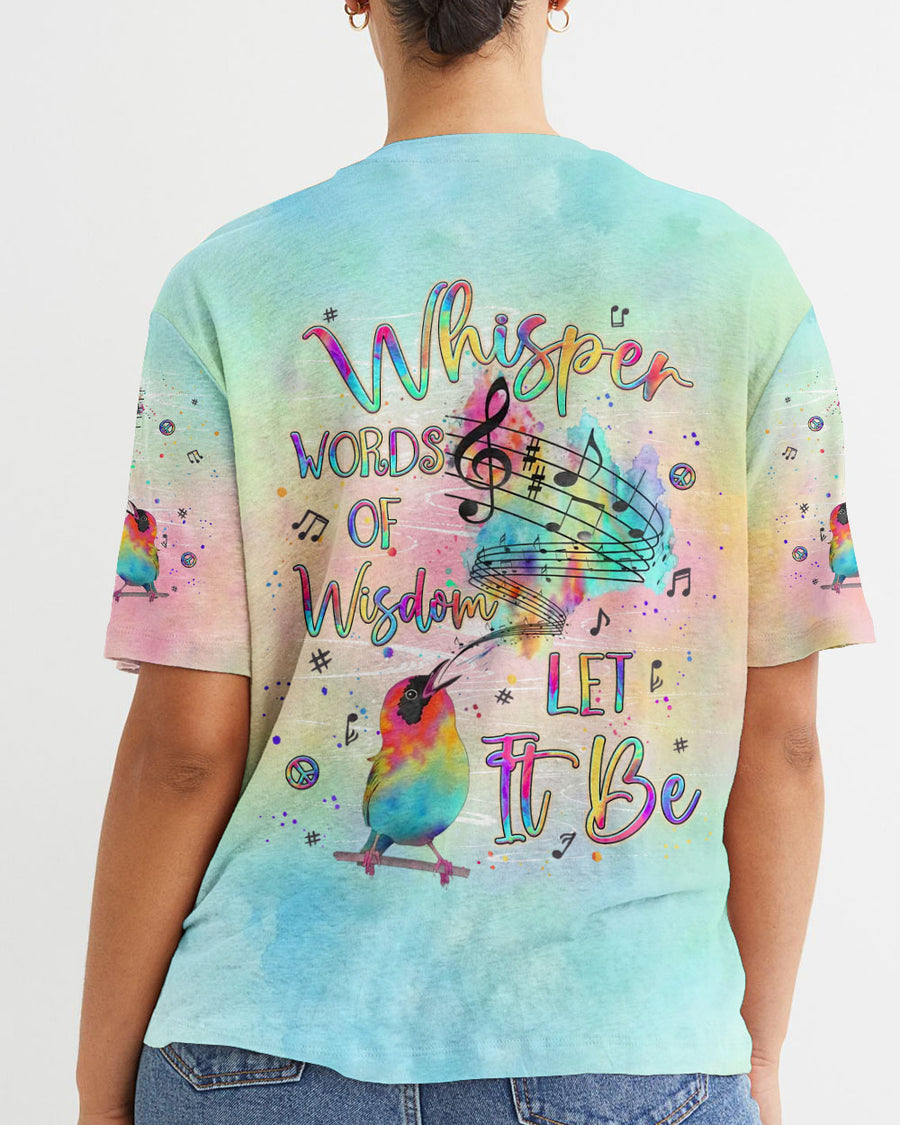 WHISPER WORDS OF WISDOM ALL OVER PRINT