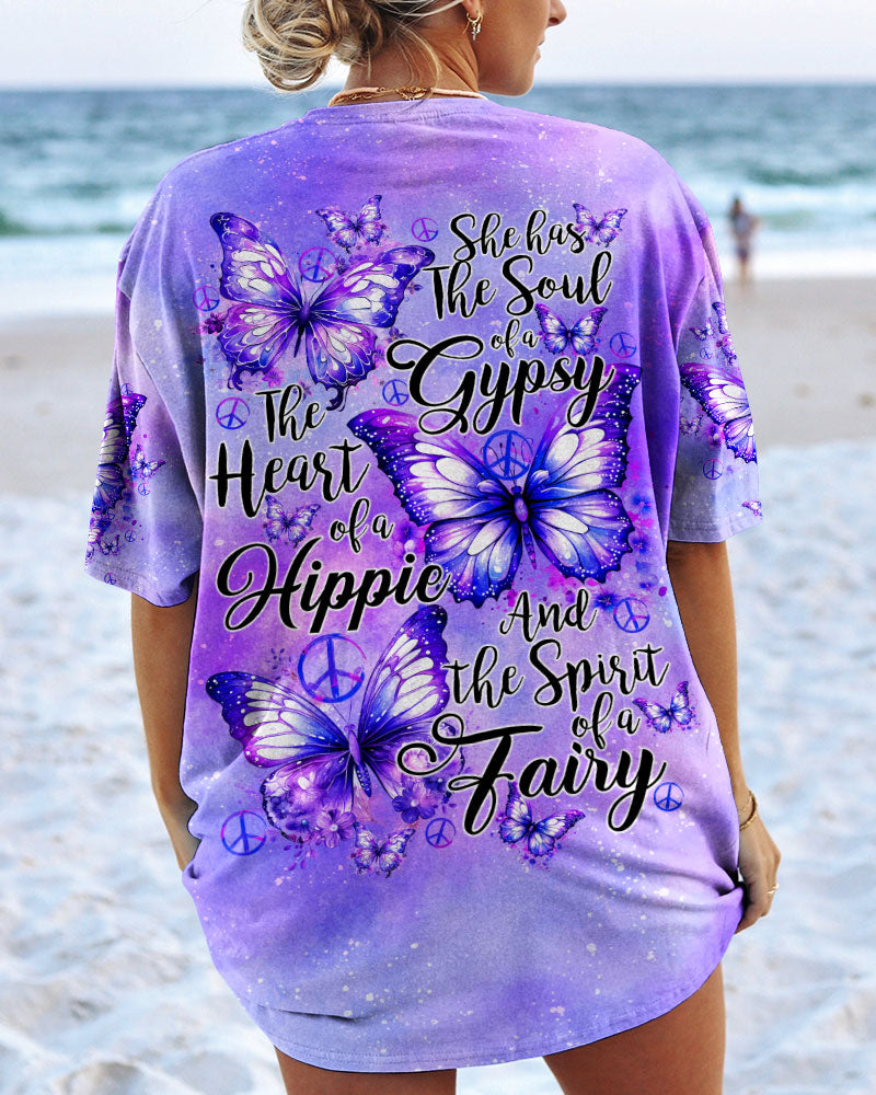 SPIRIT OF A FAIRY BUTTERFLIES ALL OVER PRINT