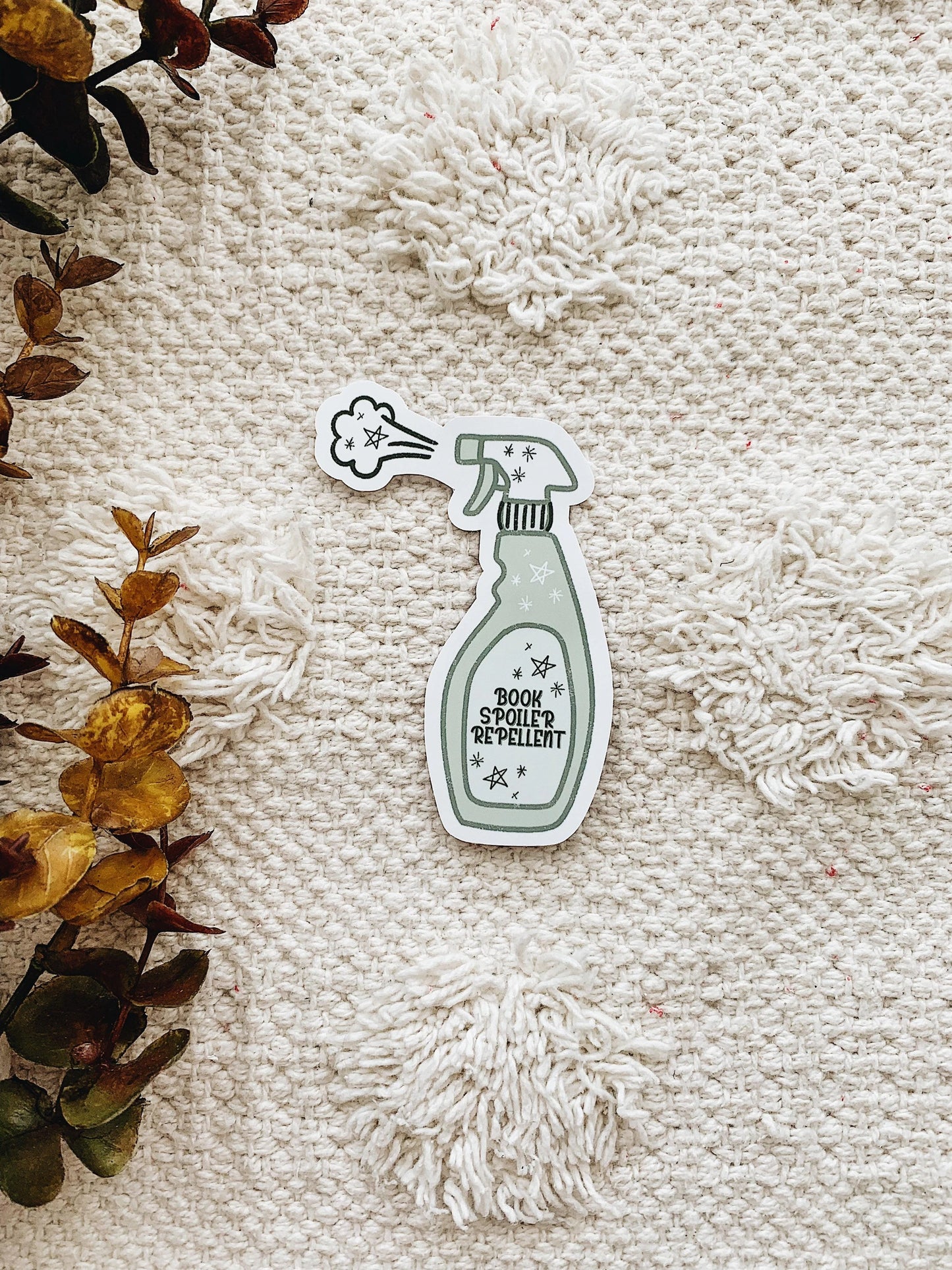 Book Spoiler Repellent Sticker Decal