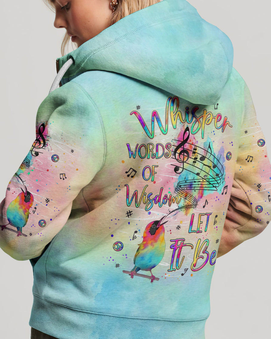 WHISPER WORDS OF WISDOM ALL OVER PRINT