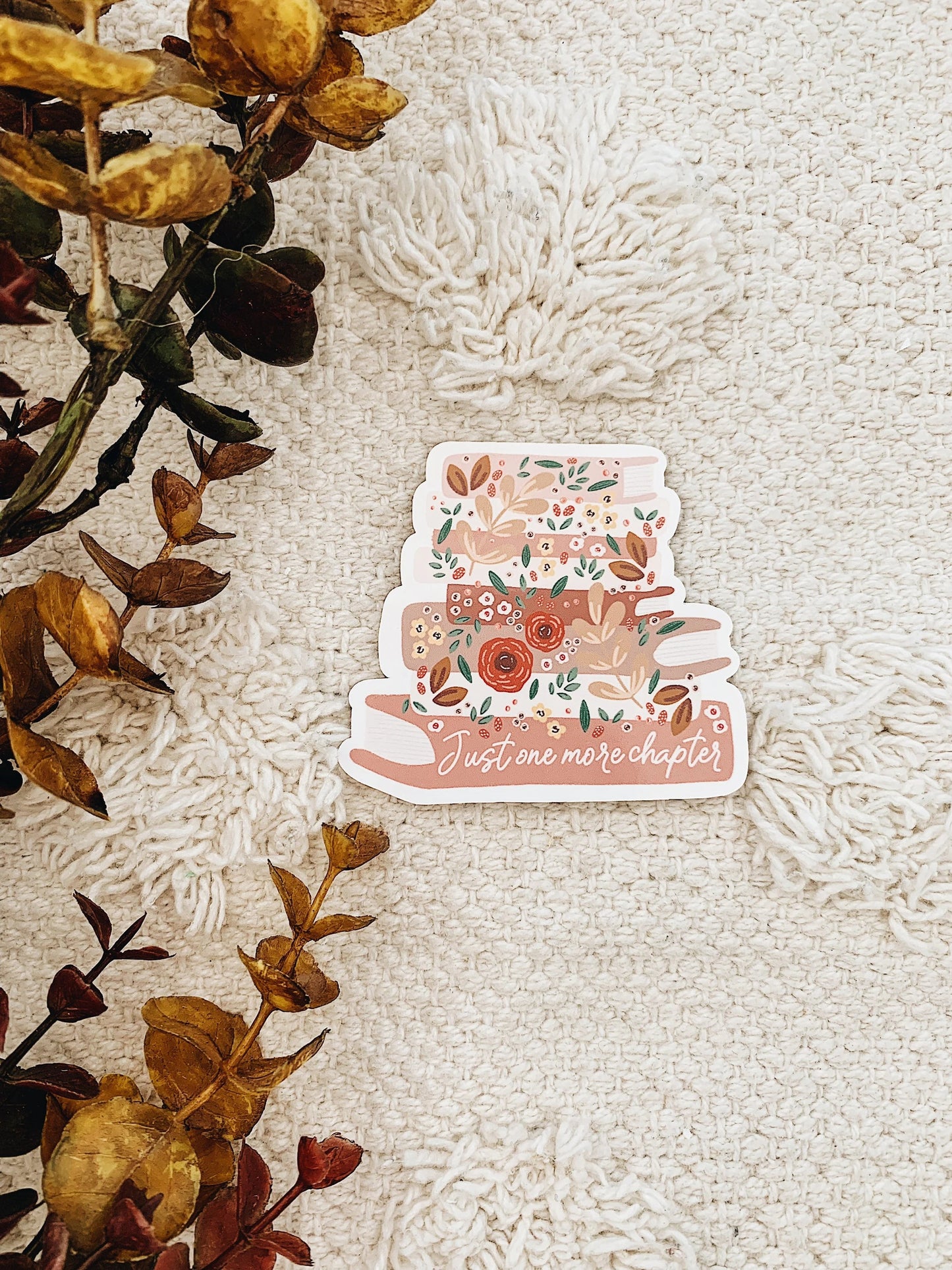 Just One More Chapter Sticker Decal