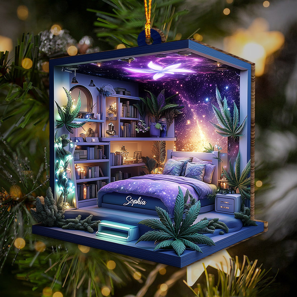 Canabis Room Ornament - Personalized Weed Ornament