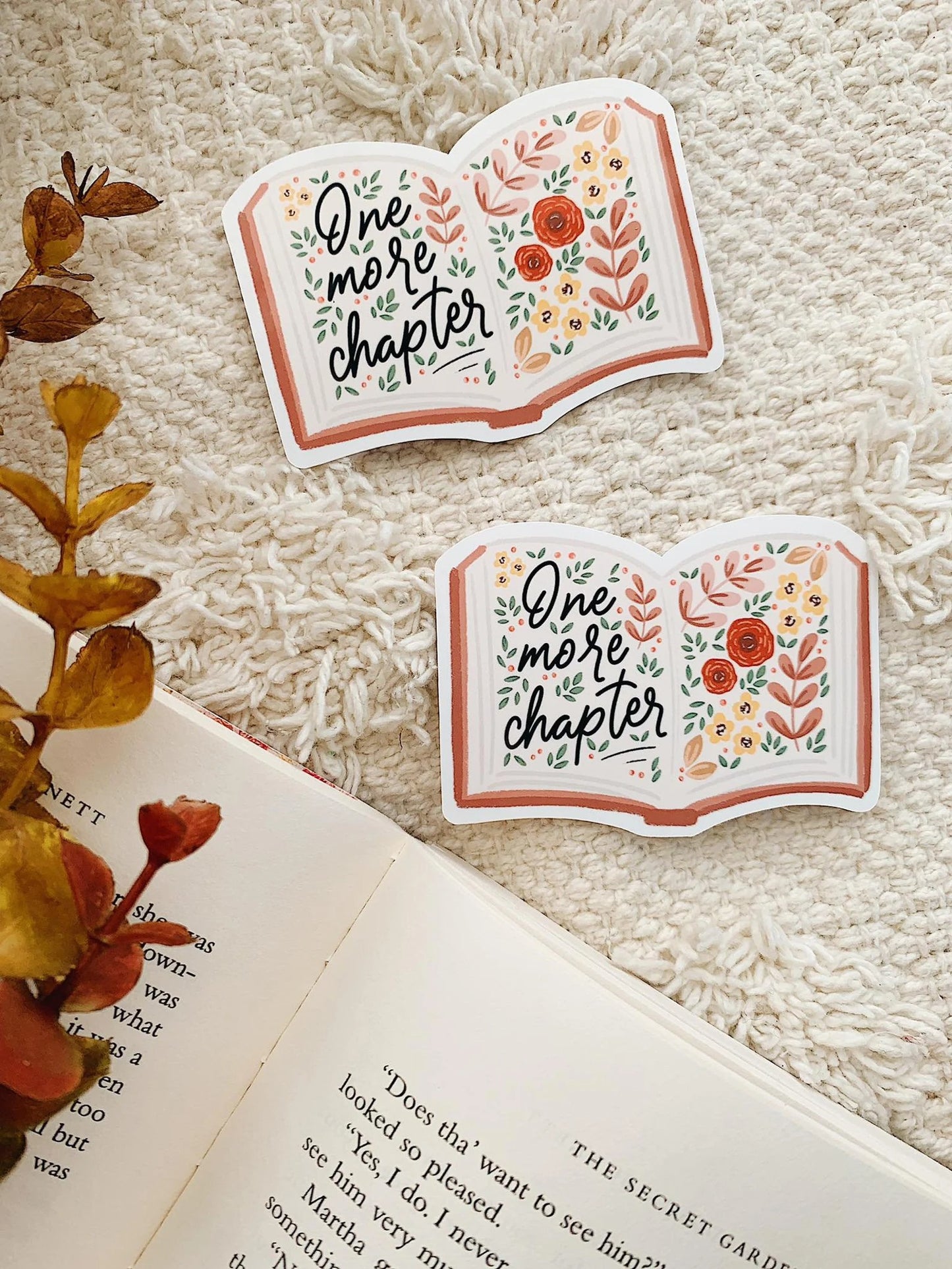 One More Chapter Sticker Decal