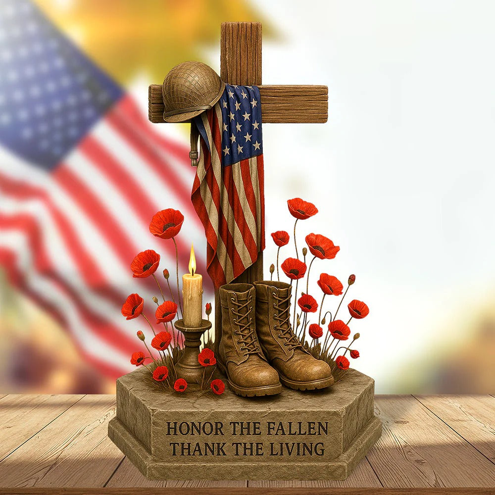 Memorial Day Acrylic Plaque Personalized Gifts For Veteran