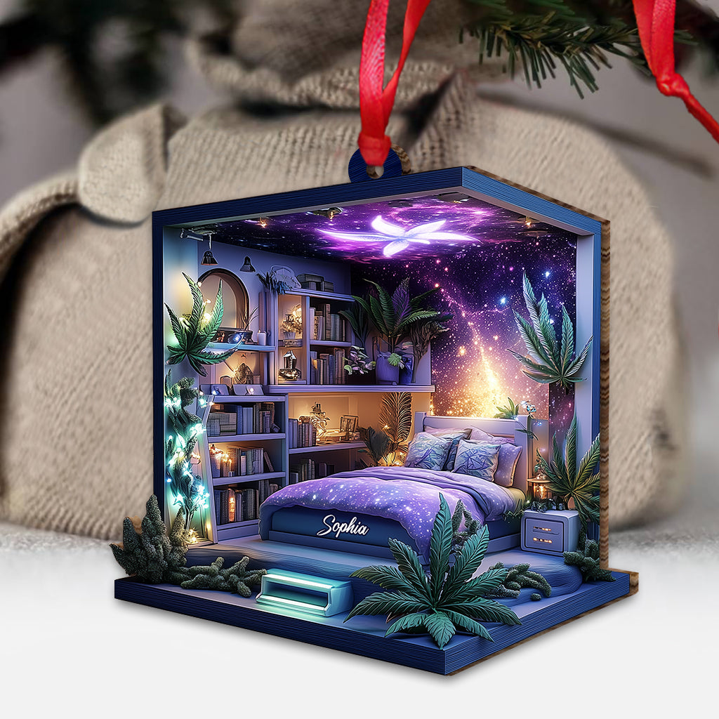 Canabis Room Ornament - Personalized Weed Ornament