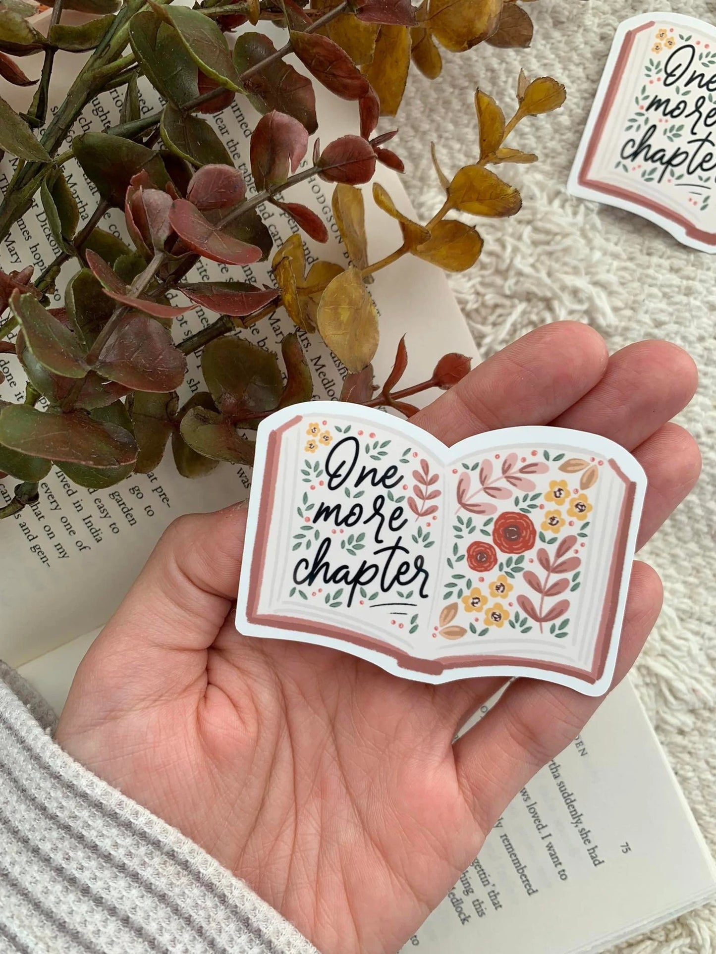 One More Chapter Sticker Decal