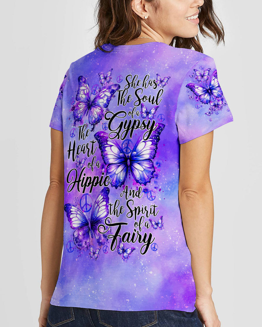 SPIRIT OF A FAIRY BUTTERFLIES ALL OVER PRINT