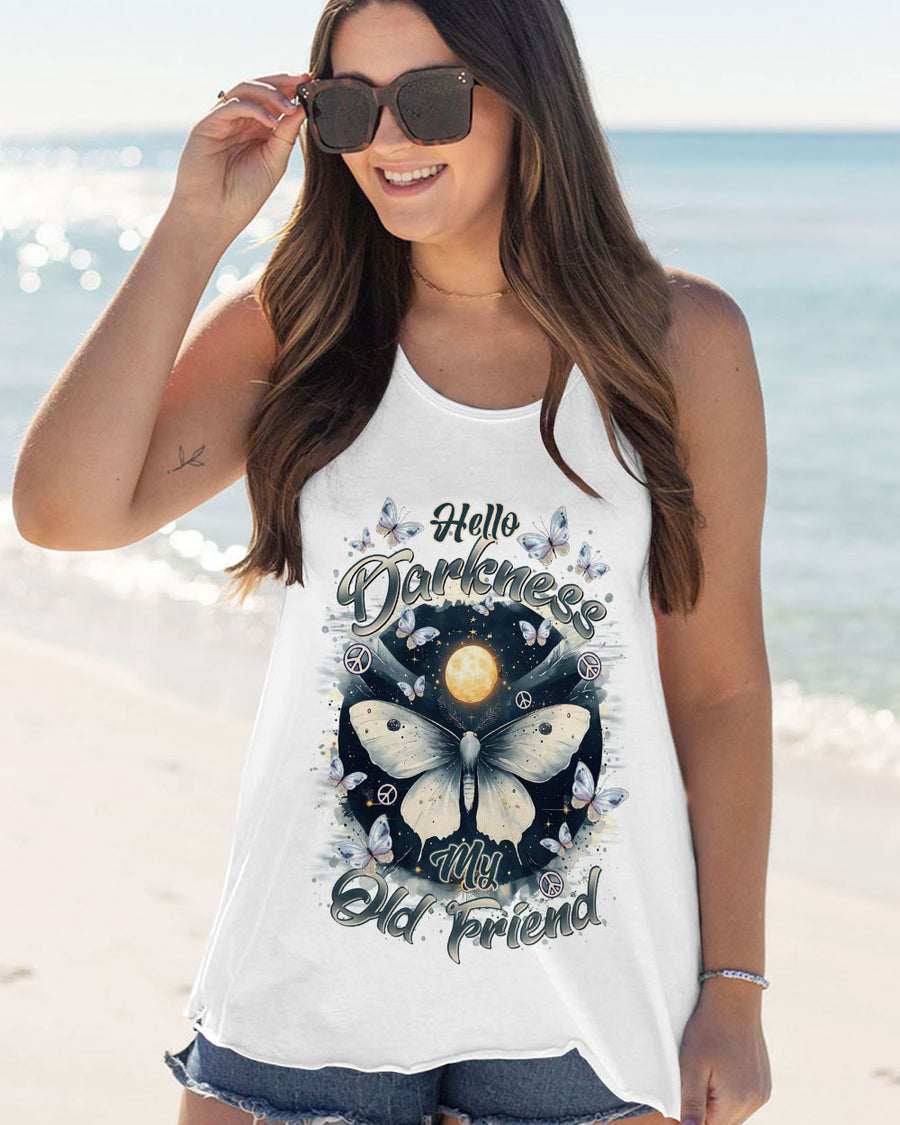 HELLO DARKNESS MY OLD FRIEND BUTTERFLY ALL OVER PRINT