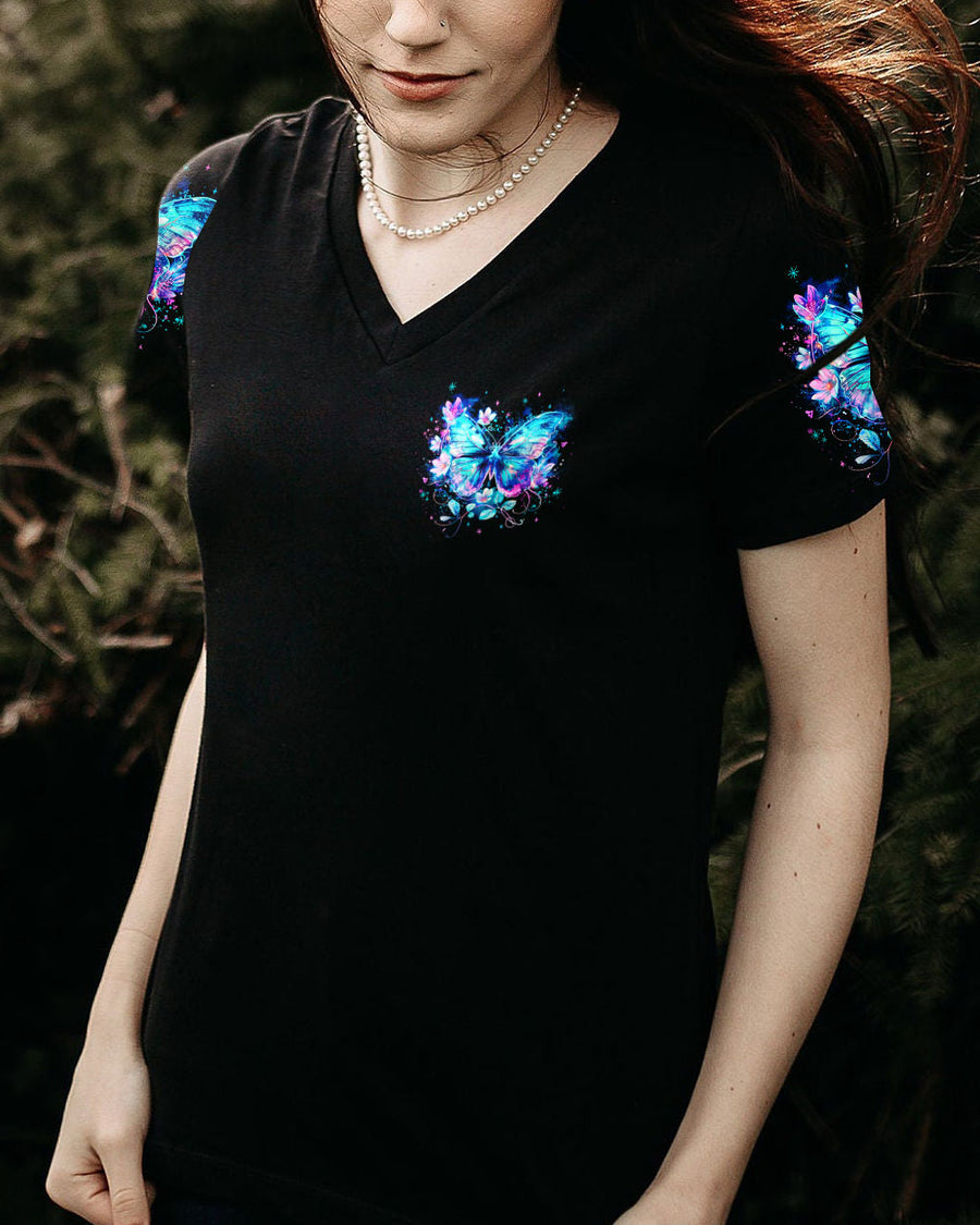 HELLO DARKNESS MY OLD FRIEND BUTTERFLY ALL OVER PRINT