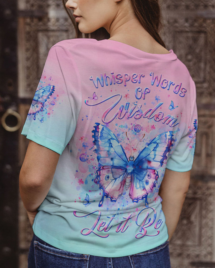 WHISPER WORDS OF WISDOM BUTTERFLY ALL OVER PRINT