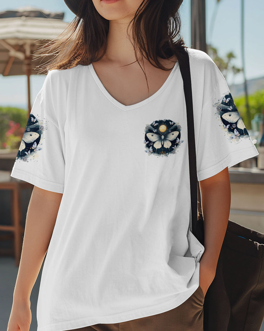 HELLO DARKNESS MY OLD FRIEND BUTTERFLY ALL OVER PRINT