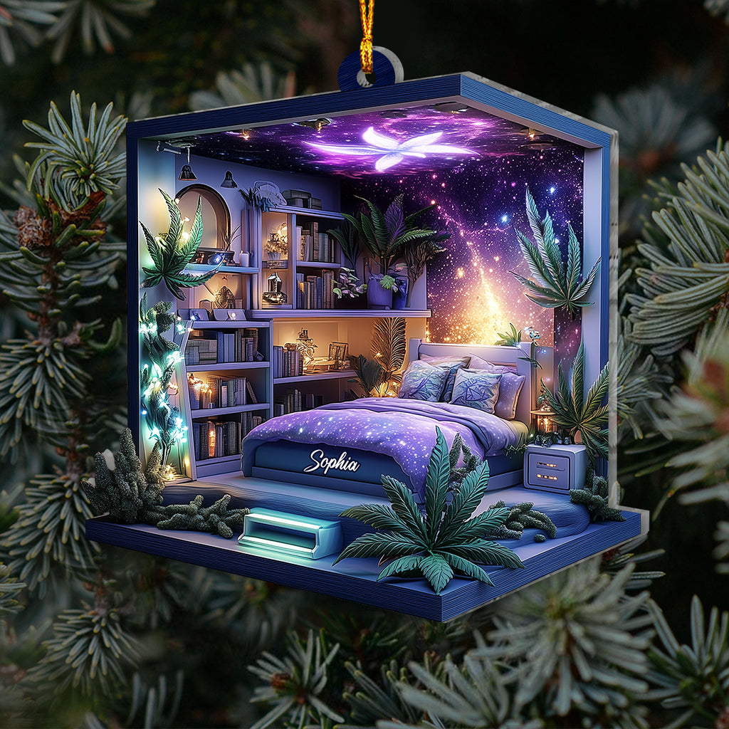 Canabis Room Ornament - Personalized Weed Ornament