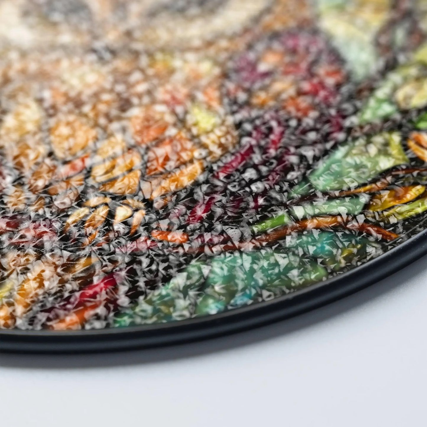 Owl Stained Glass SunCatcher