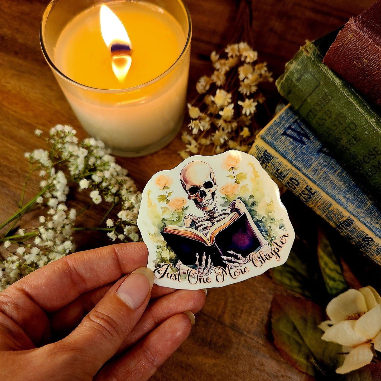 Just One More Chapter Sticker Decal
