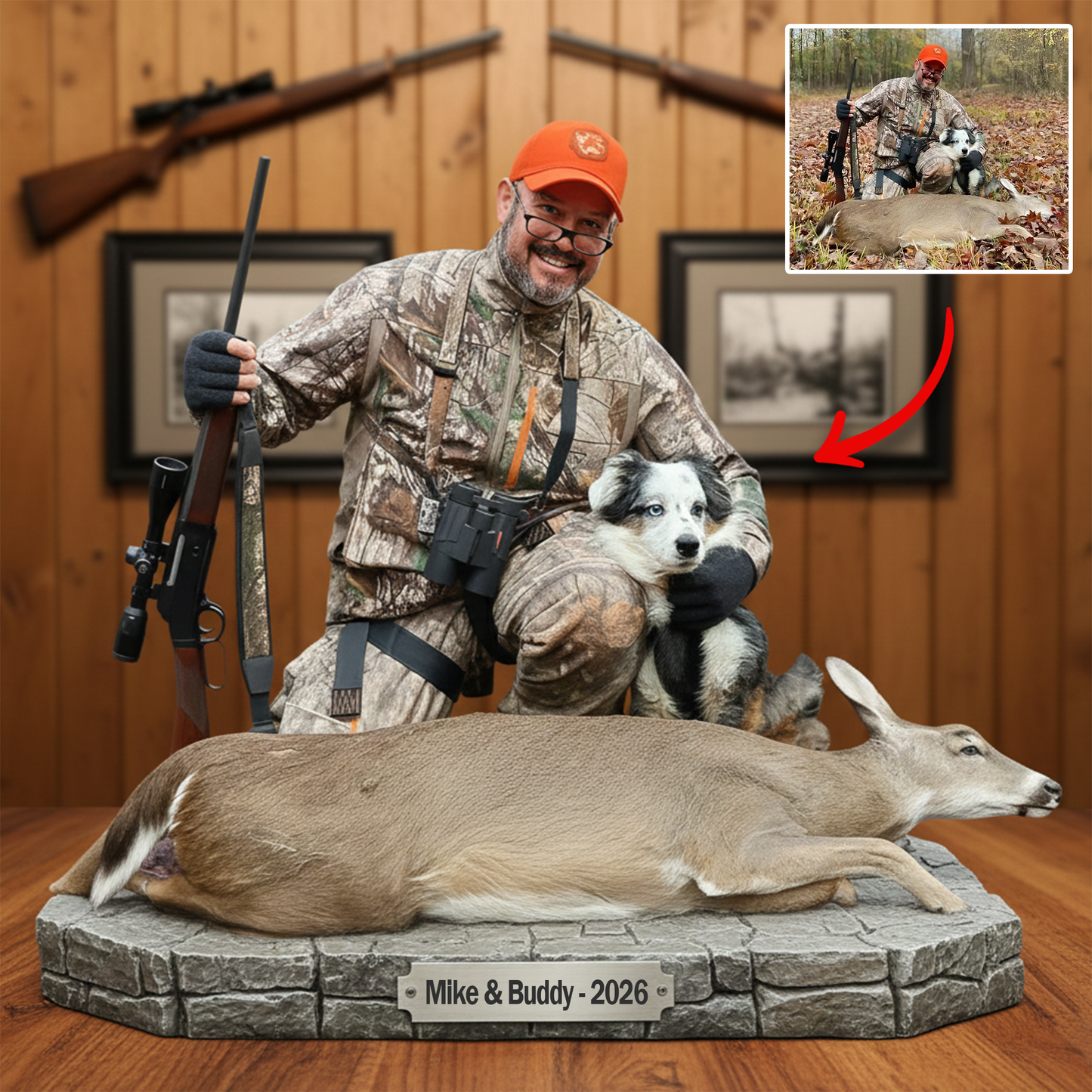 True Hunter Journey – Personalized Photo Acrylic Plaque