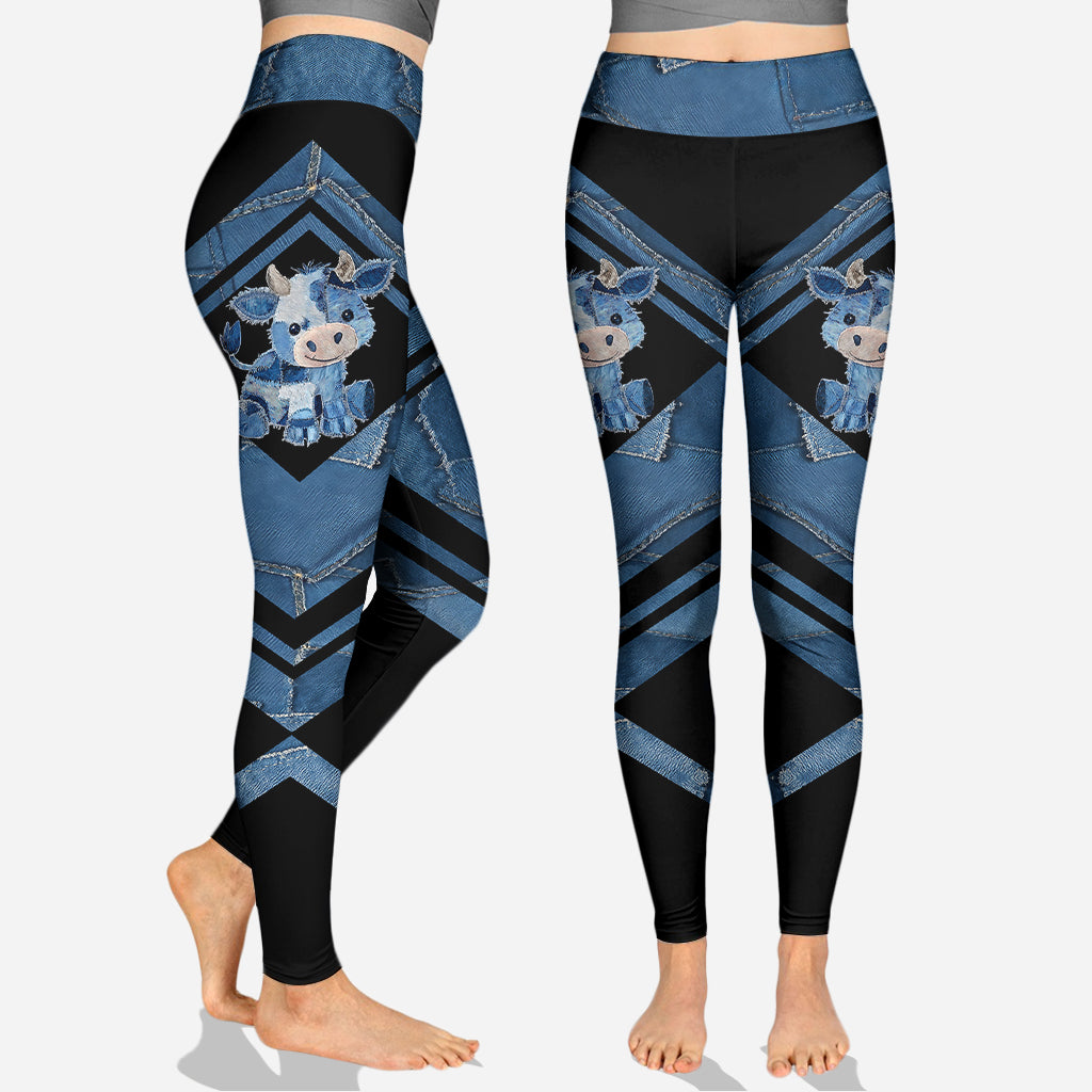 Loves Highland Cow - Personalized Hoodie and Leggings