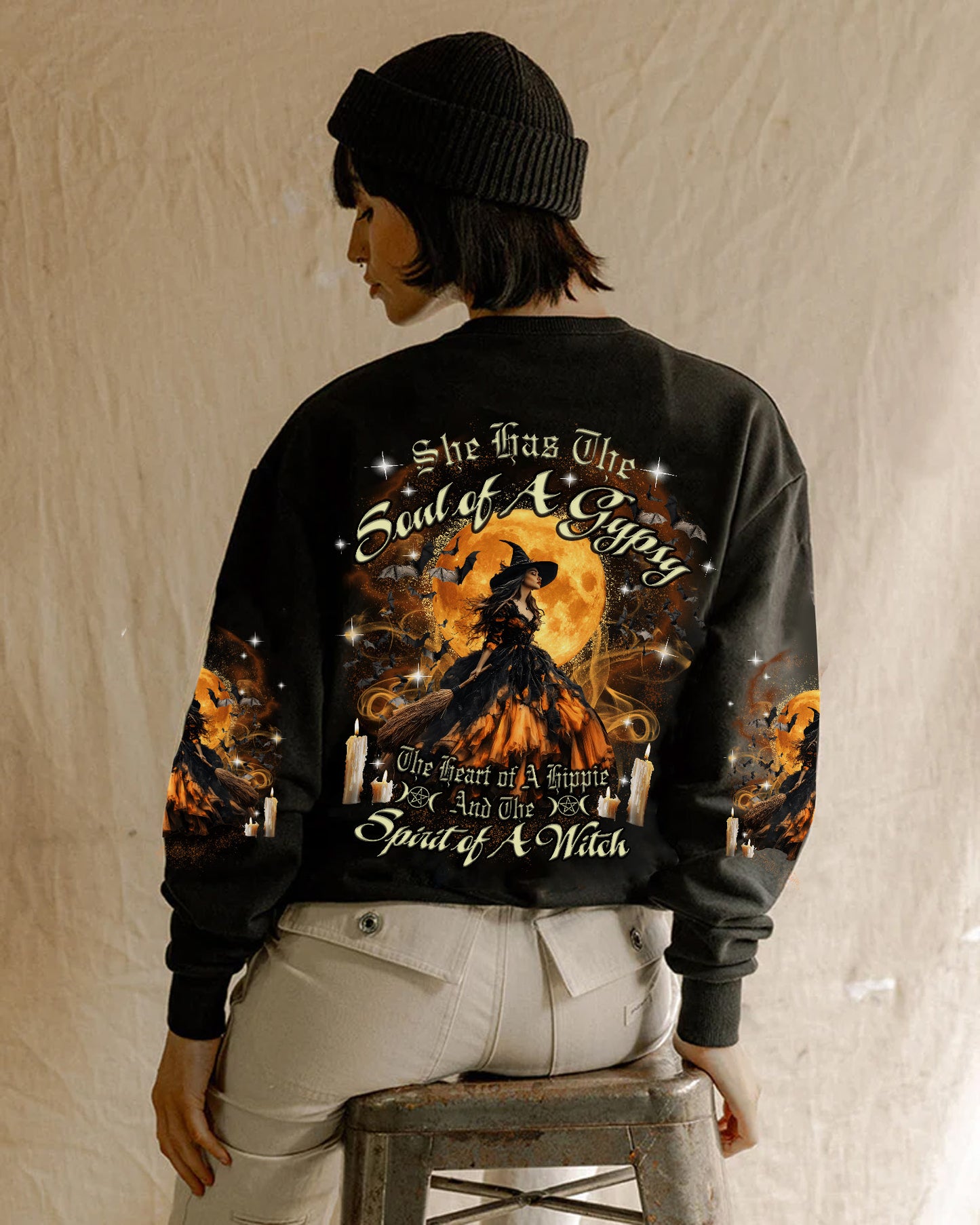 She Has A Soul of Gypsy - Witch All Over Print