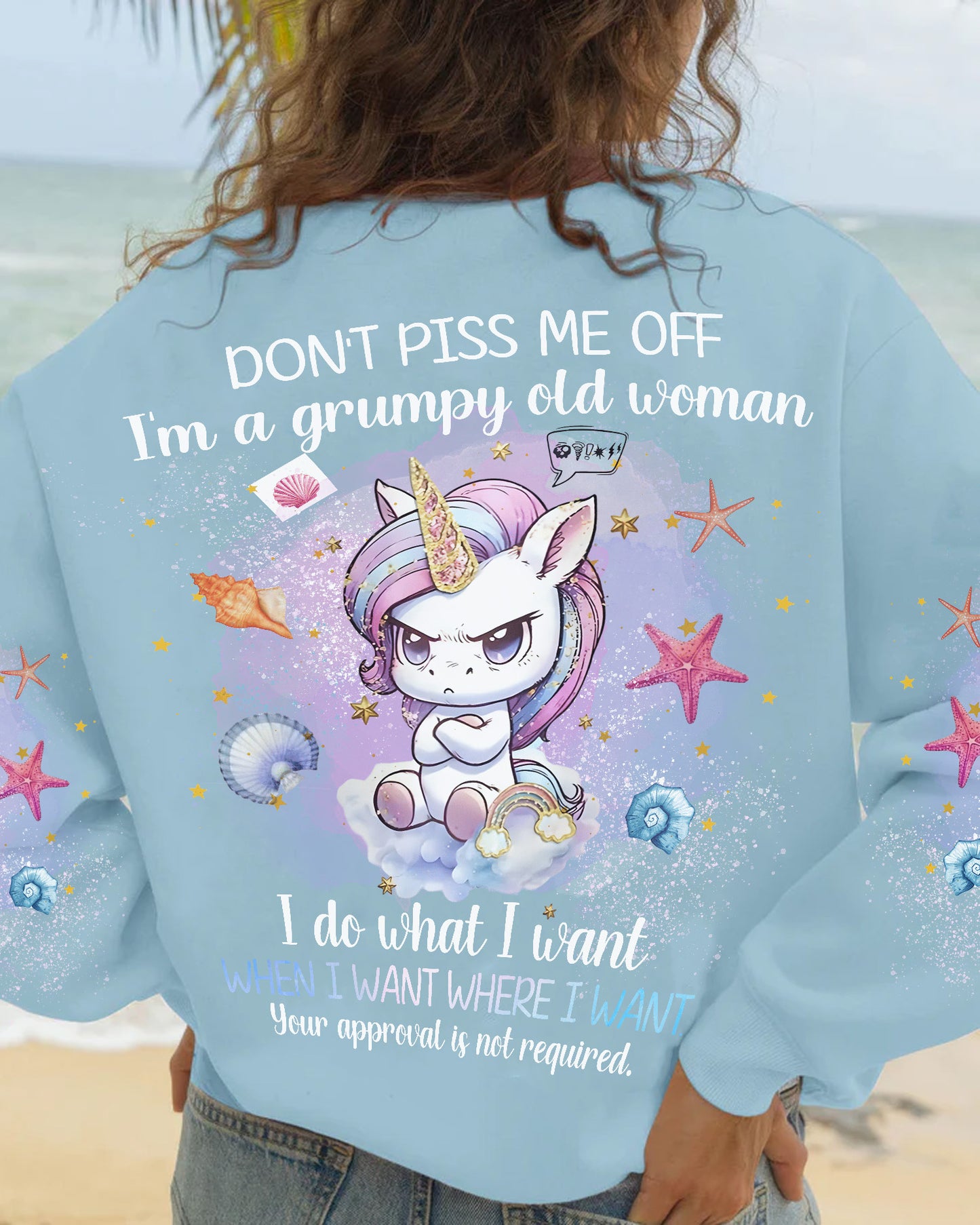 Don't Piss Me Off - Personalized Unicorn All Over Print Shirt
