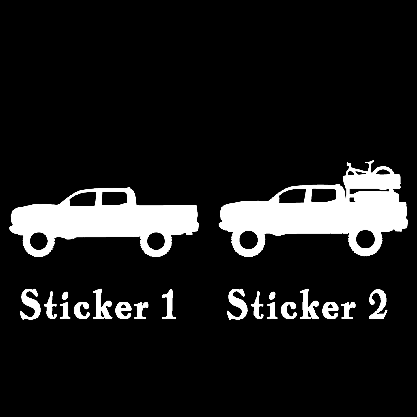 Set of 2 – Trail Buddies Car Stickers