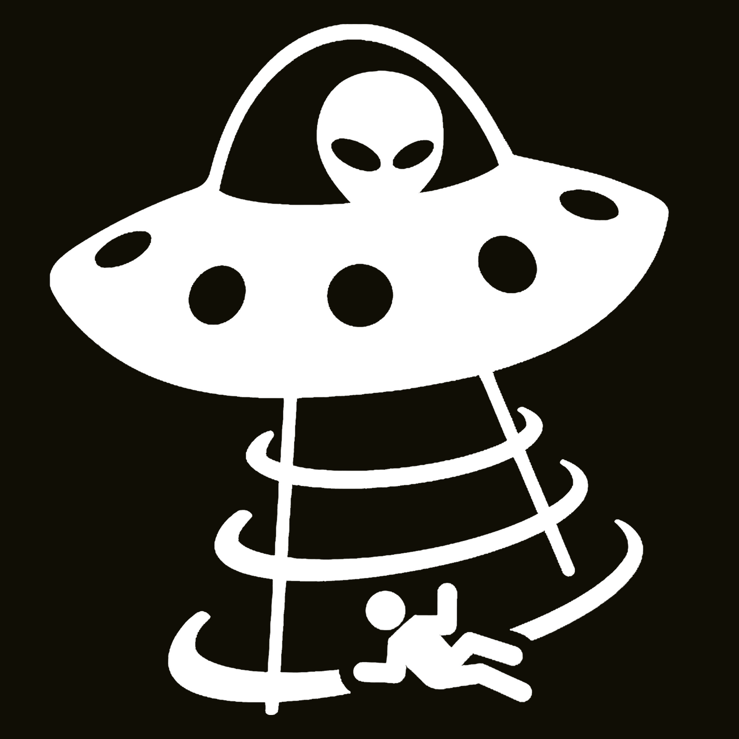 UFO & Alien Abduction Sticker