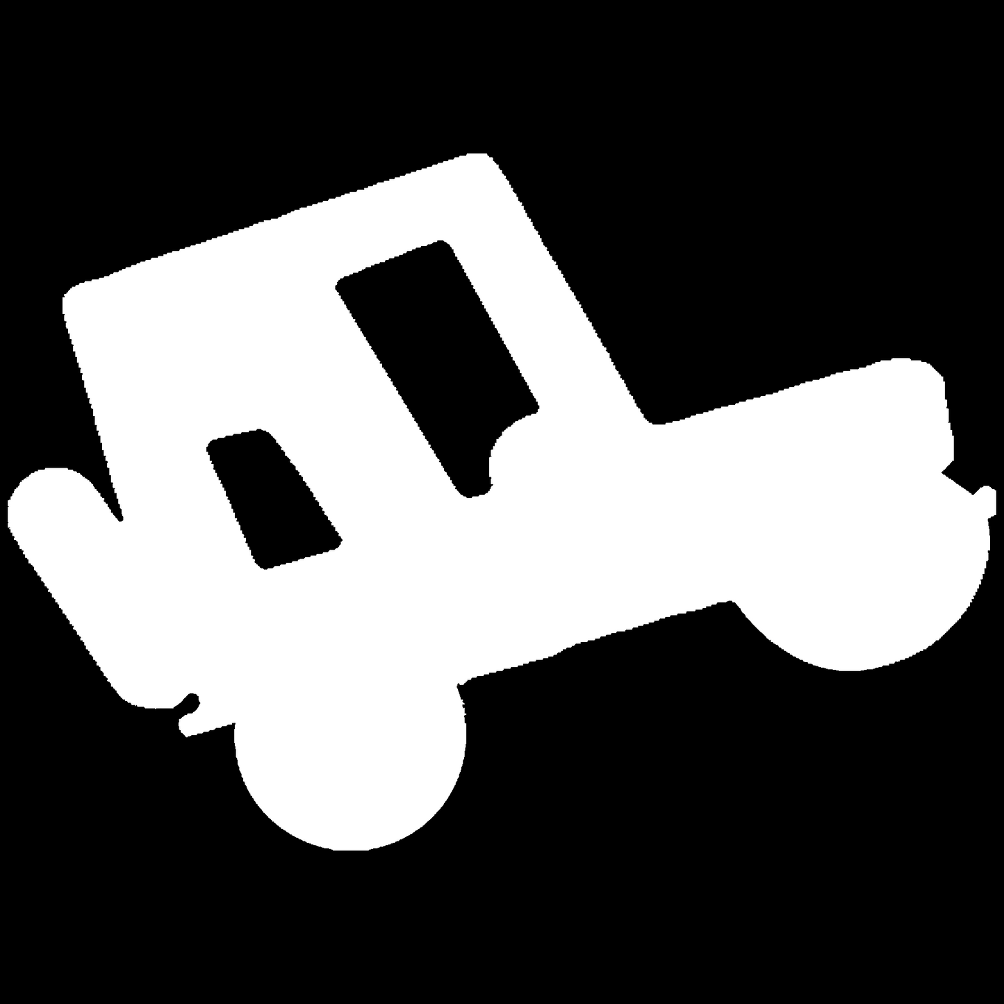 Offroad Car Climb Sticker