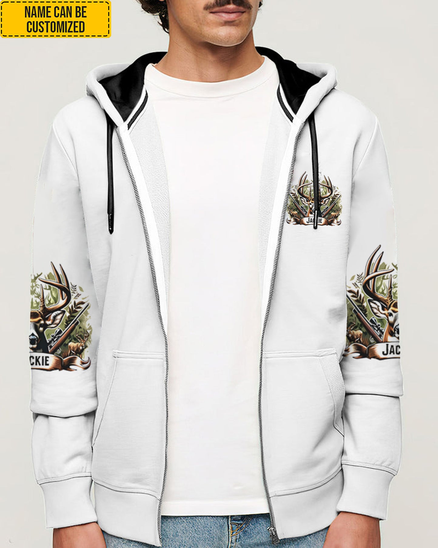 Personalized Deer Hunting All Over Print Shirt