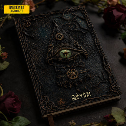 Personalized Mystic Eye Leather Journal