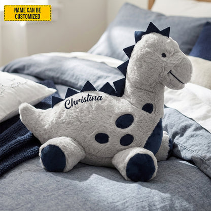 Nana Dinosaur Gift For Mom Grandma – Personalized Grandma Faux Fur Shaped Pillow