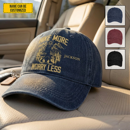 The 'Wanderlust' Heritage - Personalized Vintage Distressed Denim Cap
