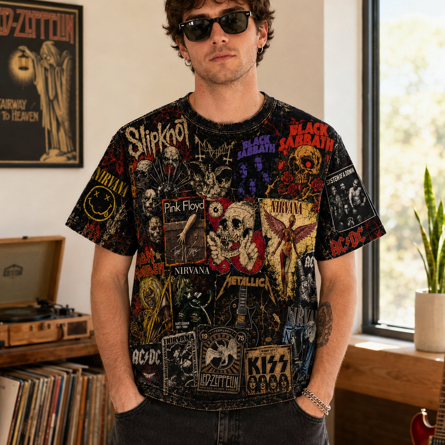 Rock Lover - Classic Legends All Over Print Shirt Version 4