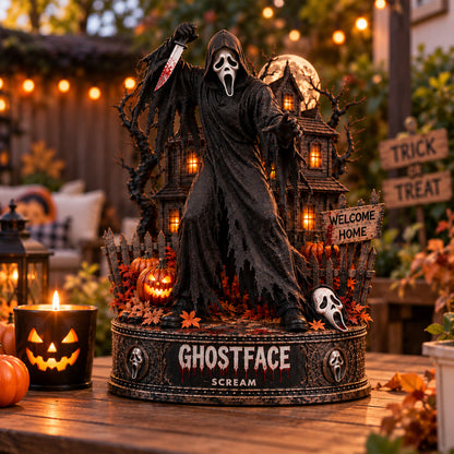 Ghostface Scream Night – Collectible Acrylic Plaque Table Decor