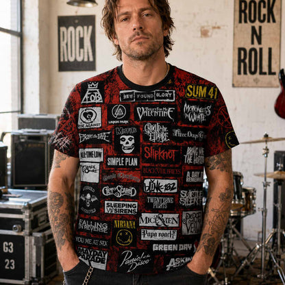 Rock Lover - Classic Legends All Over Print Shirt Version 5