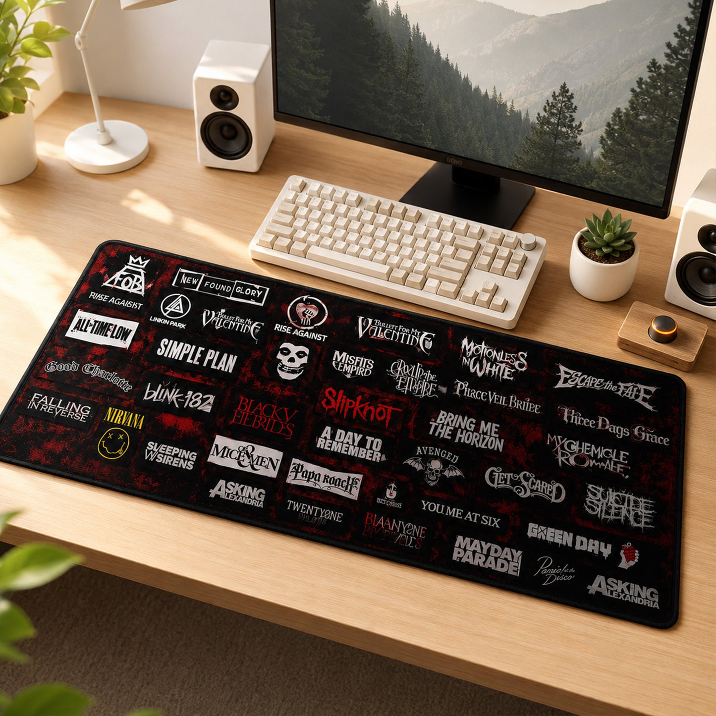 Rock Lovers – Classic Rock Legends Editions Desk Mat