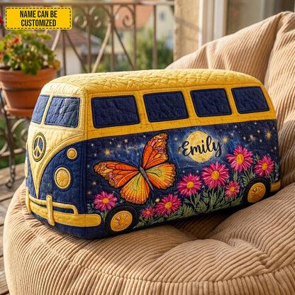 Personalized Hippie Van Custom Shaped Pillow