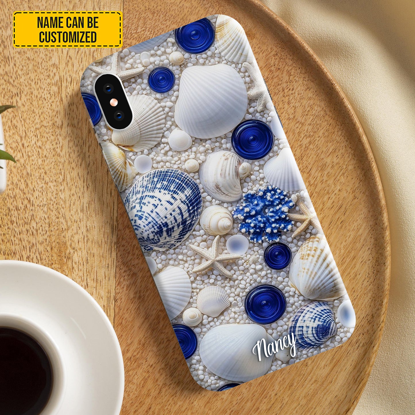Personalized Seashell Phone Case