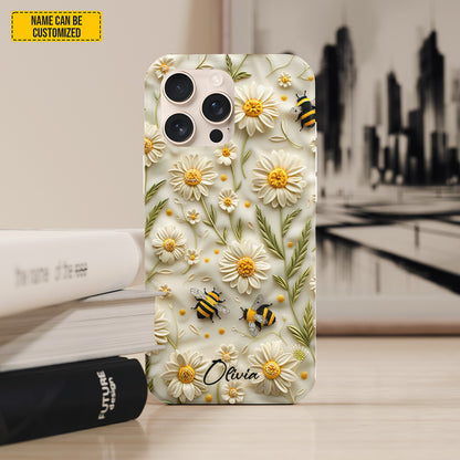 Daisy Bee Bloom – Personalized Phone Case