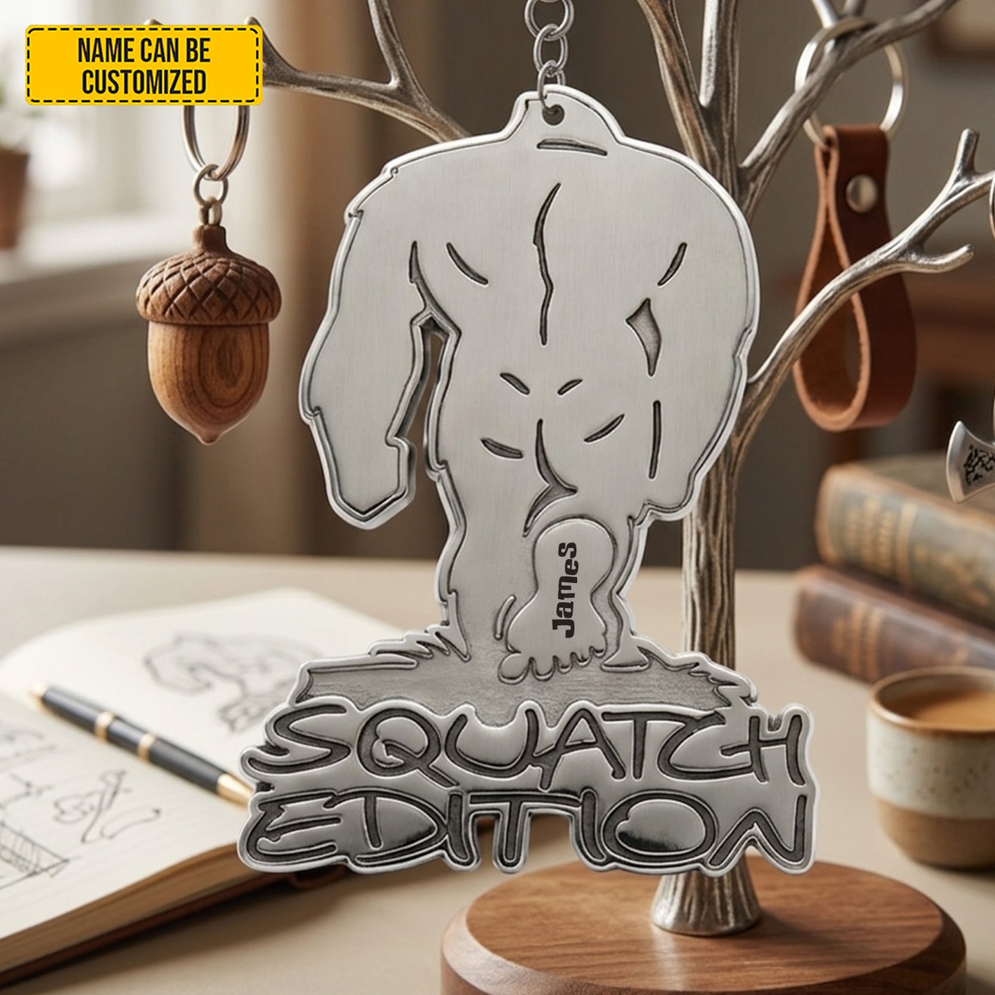 Personalized Squatch Edition Keychain
