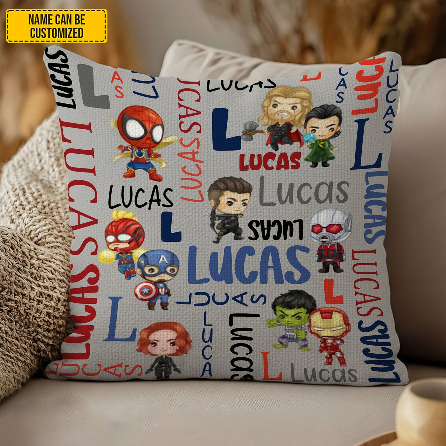 Dream Big, Little Hero – Personalized Kids Pillow