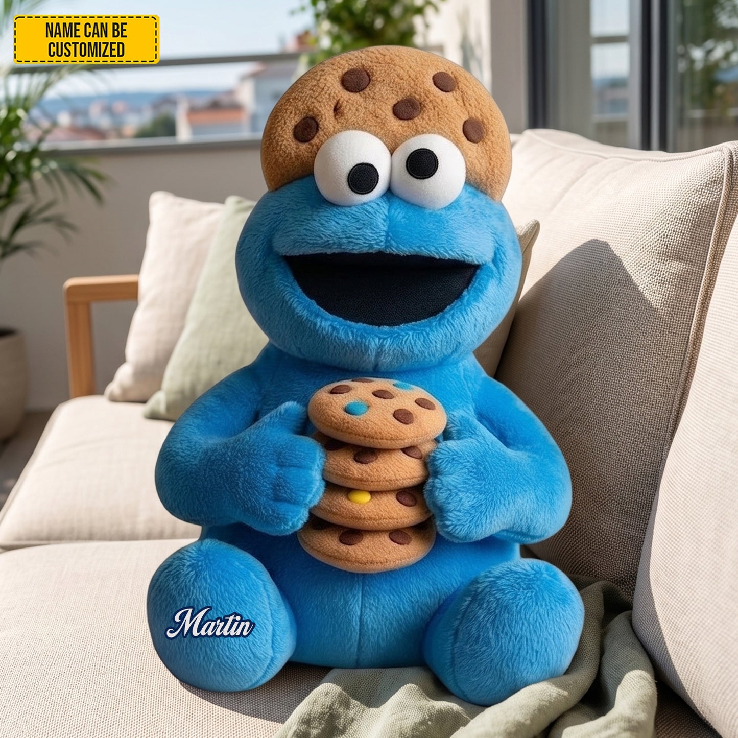 Personalized Funny Monster Custom Shaped Pillow