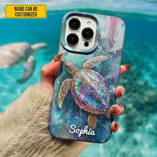 Personalized Sea Turtle Ocean Phone Case