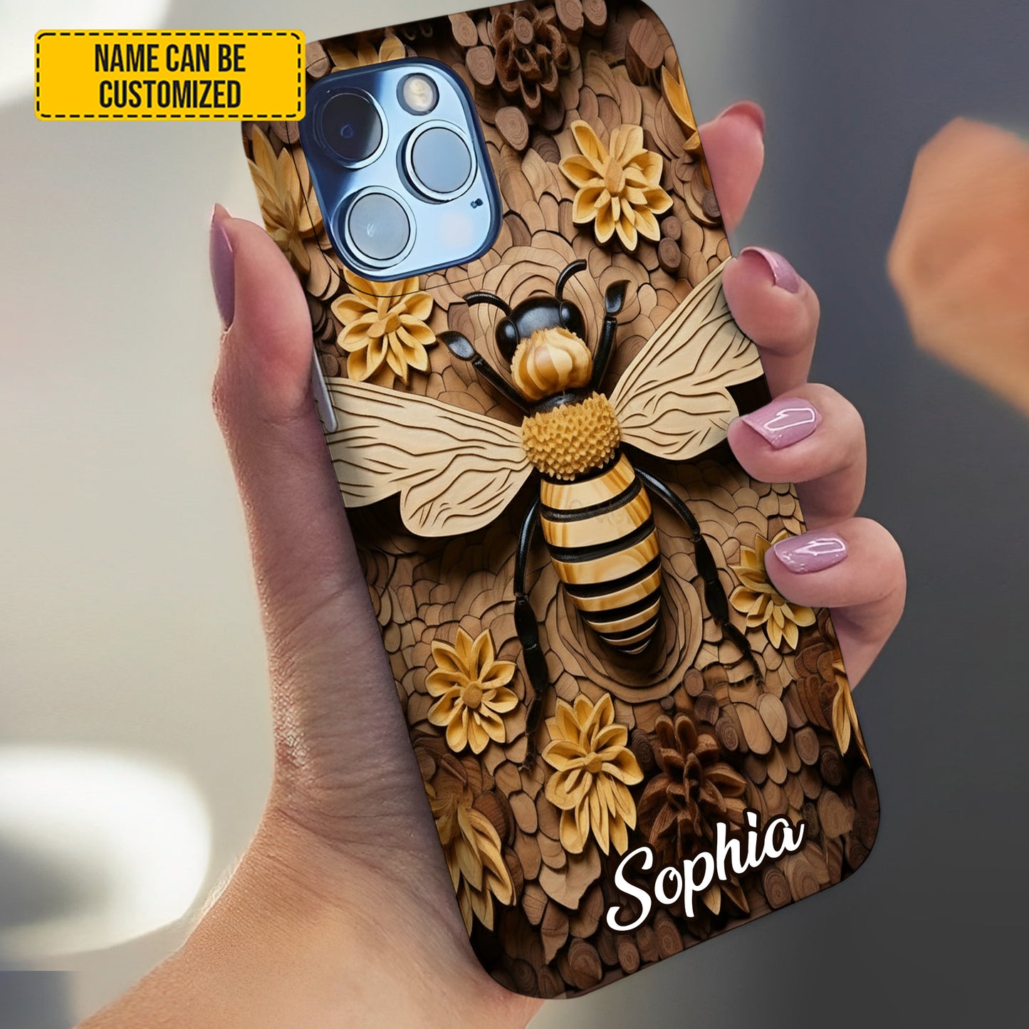 Personalized Bee Phone Case